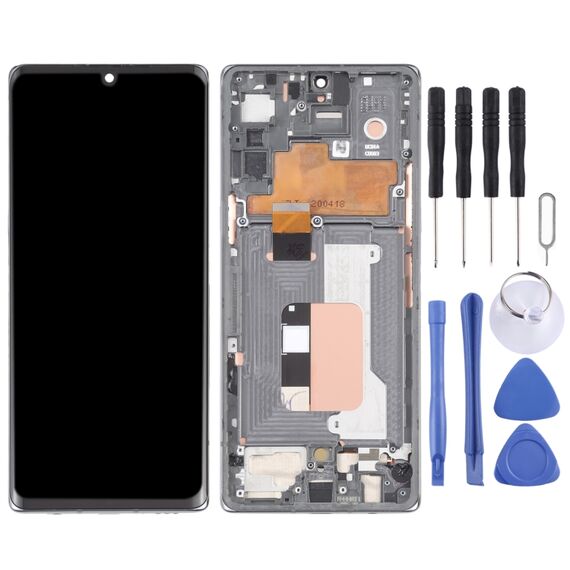 Schermo lcd originale con touch per LG Velvet 5G LM-G900 argento SPS2484B 6922437686784