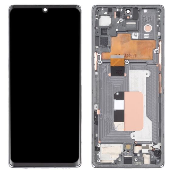 Schermo lcd originale con touch per LG Velvet 5G LM-G900 argento SPS2484B 6922437686784