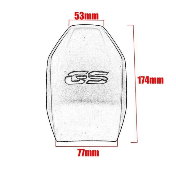Protezione serbatoio carburante per BMW R1200GS/R1250GS moto EDA0041177 6922232846408
