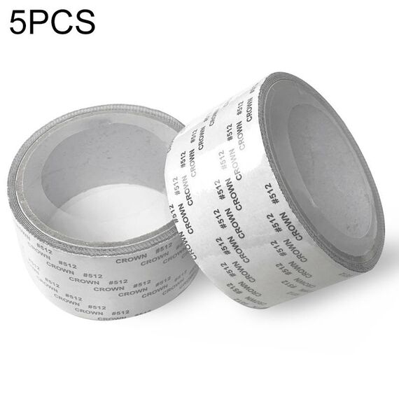 5 PCS Schermo Finestra Schermo Porta Foro Striscia Riparazione Patch Nastro anti-zanzara Riparazione foro (nero)