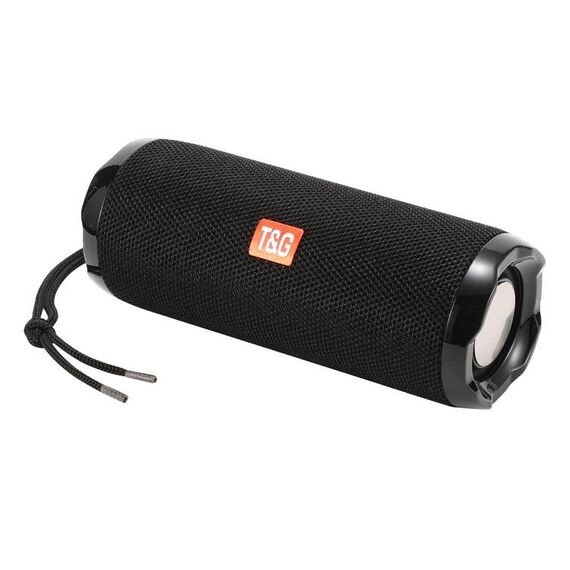 T&G TG191 Altoparlante Bluetooth impermeabile da 10 W Subwoofer stereo a doppio diaframma Audio portatile Radio FM (nero)