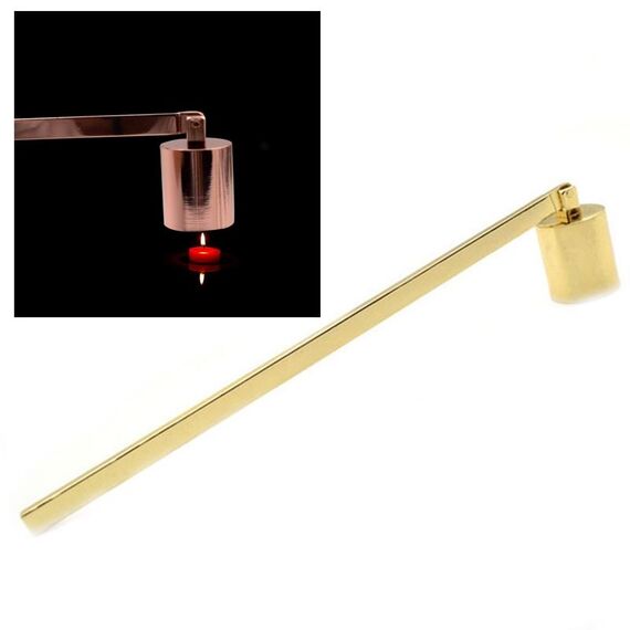 Candela Estintore Cover Candela Candela Cappuccio Candela Candela Profumo Candela Strumento, Colore: Oro