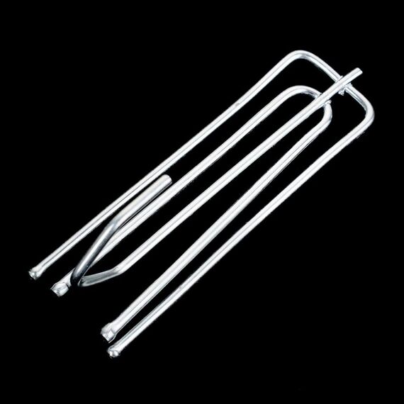 150 PCS Strumento per la casa per tende in metallo sintetico con gancio per tende antiruggine