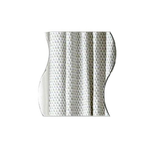 Specchio da parete Acrilico FAI DA TE Stile Wave Stile Rimovibile Autoadesivo di vetro Trucco Specchio Della Camera da letto Decorativa per la casa (Argento)