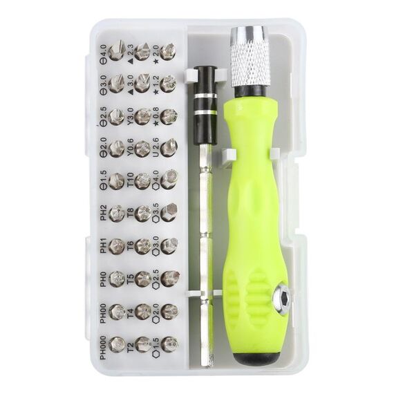 Kit di cacciaviti per utensili manuali per riparazioni multiuso 32 in 1