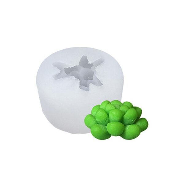 SX-ZW-137 Stampo in silicone per candela tridimensionale carnosa Stampo epossidico per aromaterapia sapone fatto a mano fai da te