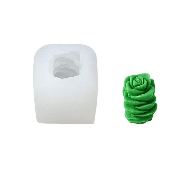 SX-ZW-141 Stampo in silicone per candela tridimensionale carnosa Stampo epossidico per aromaterapia sapone fatto a mano fai da te