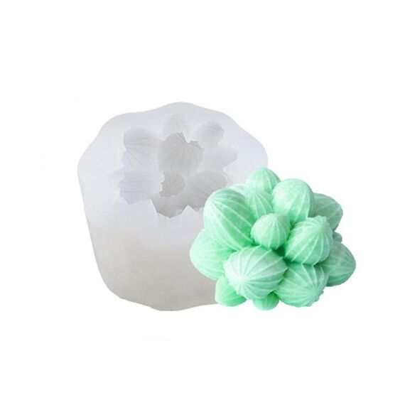 SX-ZW-186 Stampo in silicone per candela tridimensionale carnosa Stampo epossidico per aromaterapia sapone fatto a mano fai da te