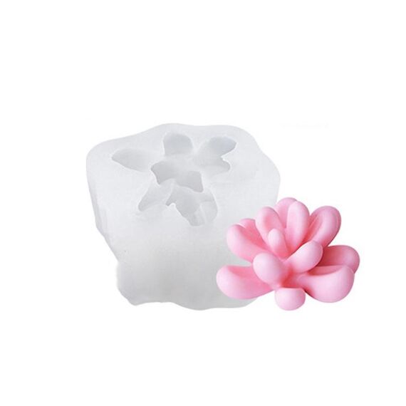 SX-ZW-197 Stampo in silicone per candela tridimensionale carnosa Stampo epossidico per aromaterapia sapone fatto a mano fai da te
