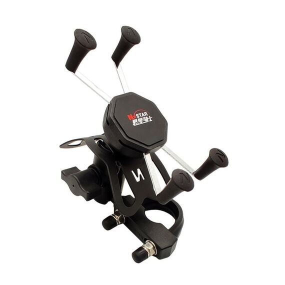 Attrezzatura da equitazione del telefono cellulare della bicicletta del motocicletta N-Star N002 (grande testa a sfera lunga)