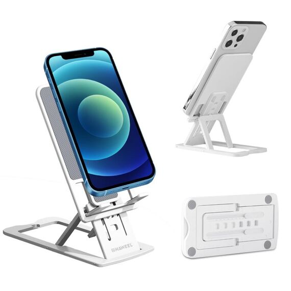 HAWEEL TIPPING REGOLABILE PIEGGIATORE PORTATILE PORTATIVO DESKTOP DESKTOP Desktop Plasch (bianco)