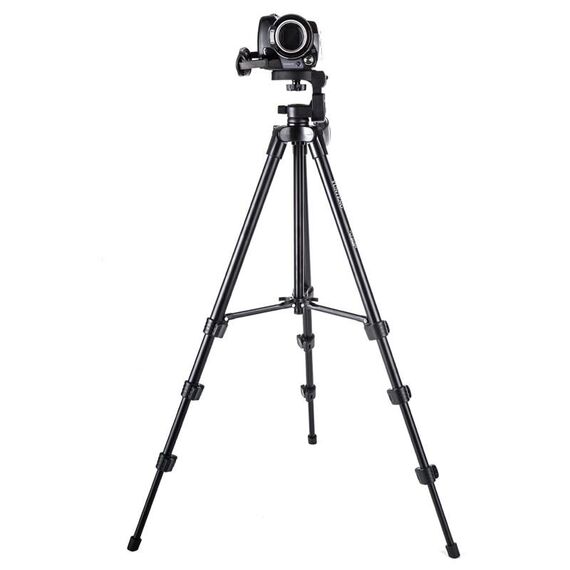 Supporto per treppiede in lega di alluminio Yunteng VCCT-521 con testa a treppiede tridimensionale
