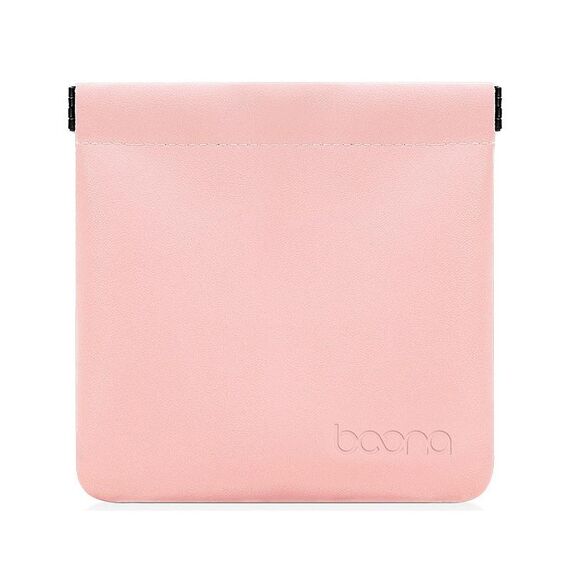 2 PCS Baona Auricolare Data Cable Sacchetto di stoccaggio Mini Borsa auricolari portatili U dischi, Dimensioni: Piccolo (PETAL ROSA)