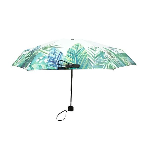 Piccolo ombrello fresco leggero anti-ultravioletto ombrellone ombrello o ombrellone, stile: tri-fold (verde)