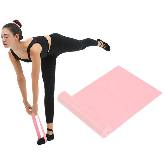 3 PCS Lattice Yoga Stretch Elastico Belt Hip Squat Resistance Band, Specificazioni: 2000x150x0.35mm (Pure Cherry Pink)