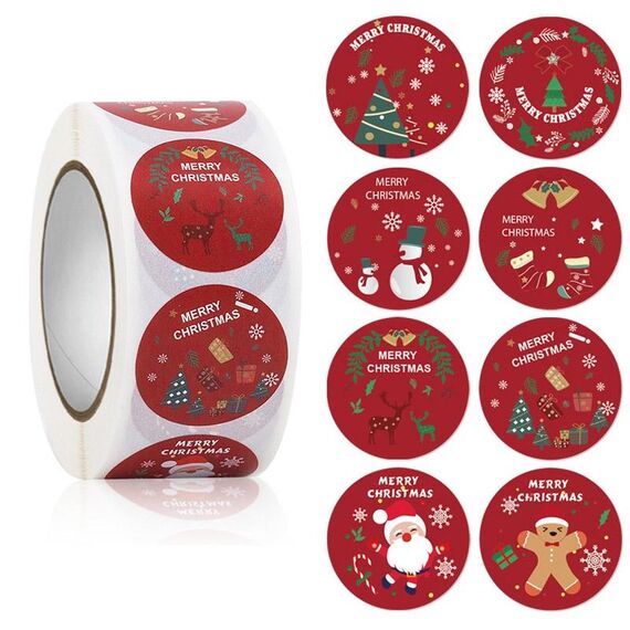 Adesivo sigillante per etichette decorative per regalo di Natale (HA131)