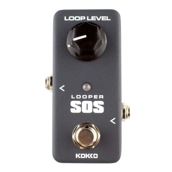 KOKKO FLP2 Mini SOS Looper Guitar Loop Recording Pedale effetti monoblocco (nero)