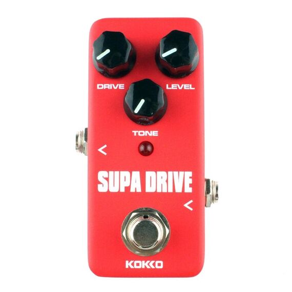 KOKKO FOD5 Mini pedale effetti monoblocco sovraccarico chitarra elettrica (rosso)