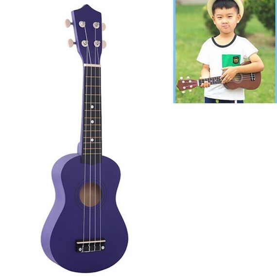 HM100 Strumento di illuminazione musicale per bambini Ukulele in tiglio da 21 pollici
