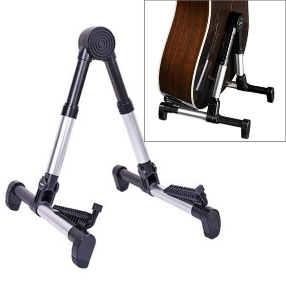 Supporto per strumento musicale con staffa per ukulele per violino verticale pieghevole semplice