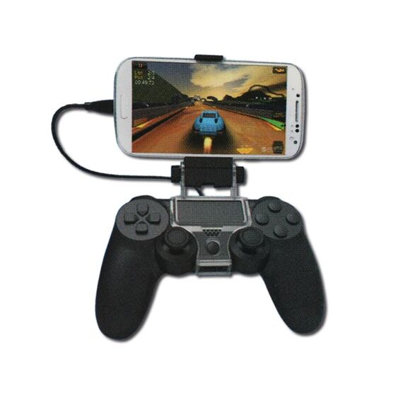 DOBE TP4-016 Supporto per morsetto OTG per smartphone per controller di gioco Sony PS4, adatto per telefoni fino a 6 pollici