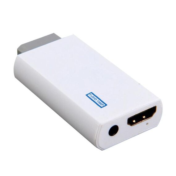 Plug and Play Wii a HDMI Adattatore convertitore HDMI 1080P Wii 2 HDMI 3.5mm Audio Box Audio Wii-link per Nintendo Wii