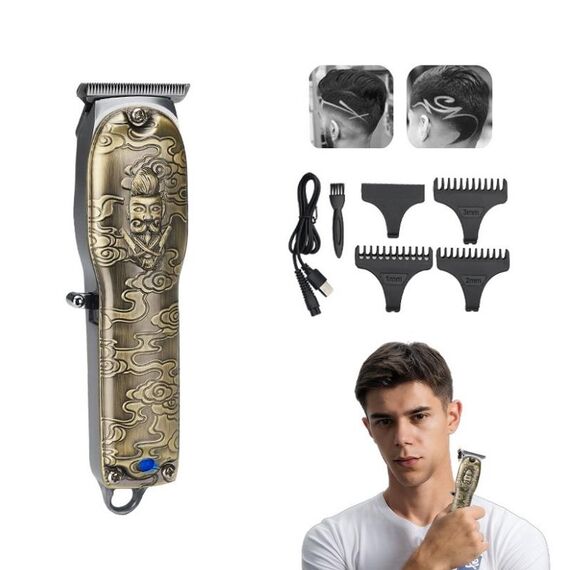 Clipper per il corpo del signore della testa del signore dell incisione del bronzo dell'annata (JM-1015)