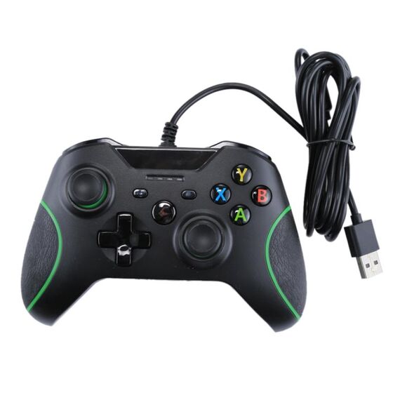 Gamepad per controller di gioco USB cablato per console / PC / laptop XBOX ONE, lunghezza cavo: circa 2,1 m