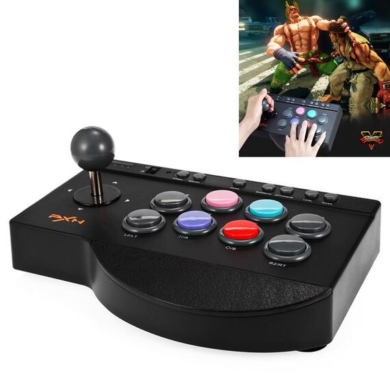 PXN PXN-0082 Gladiator Street Machine Game Handle Rocker Controller per Nintendo Switch / PC / Sistema Android / PS3 / PS4 / XboxOne