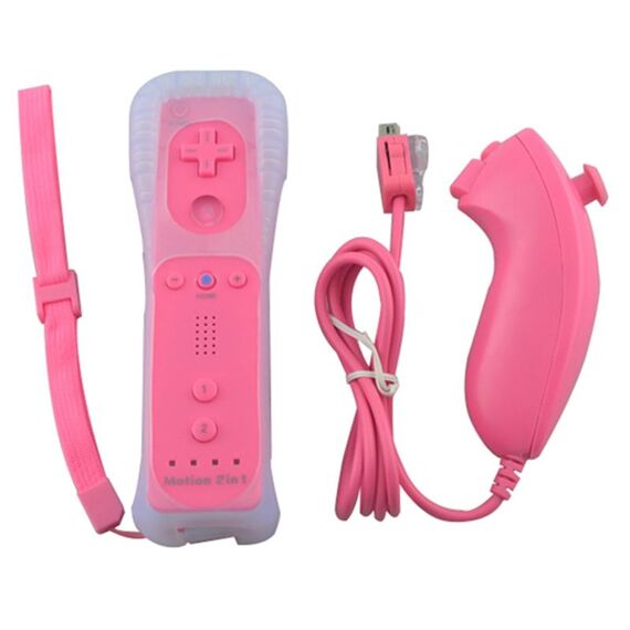 Telecomando per GamePad wireless per Wii (rosa)