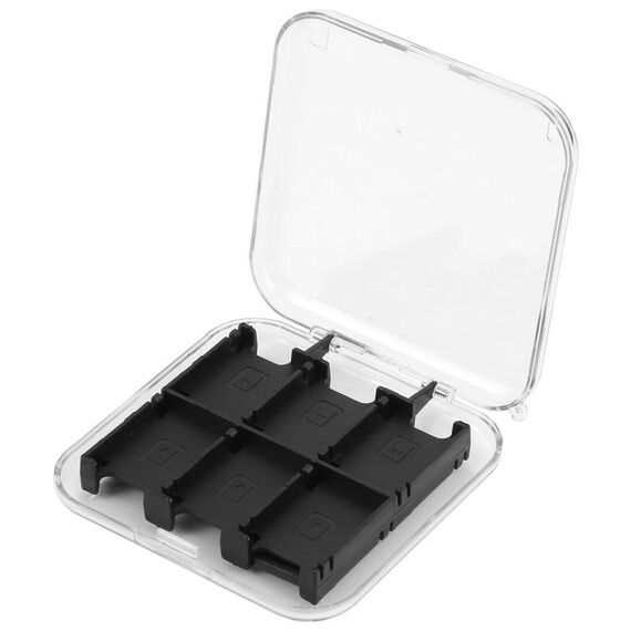 Scatola porta schede di memoria 12 in 1 per Nintendo Switch (argento)