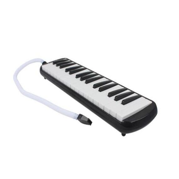 IRIN 001 Fisarmonica a 32 tasti Melodica Oral Piano Child Studente Strumenti musicali per principianti (nero)