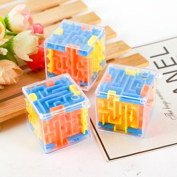 3 PCS 3D Cube Maze Toy Giocattoli educativi precoci per alleviare lo stress