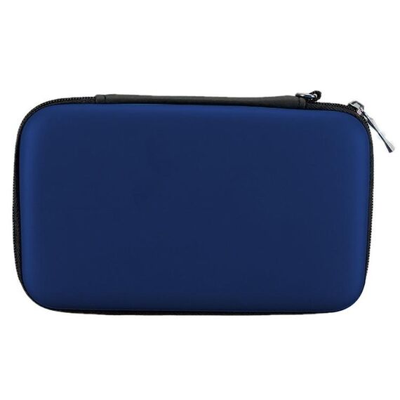 Custodia rigida in EVA per il nuovo sacchetto della borsa della manica della pelle di 3DS XL ll (blu scuro)
