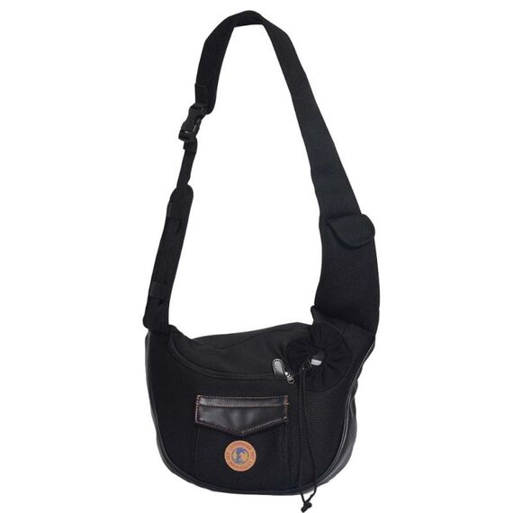 Zaino per animali domestici diagonali lovoyager sacca da viaggio per cani e gatti, stile: mesh estivo nero