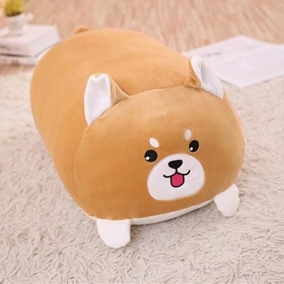 New Soft Animal Cartoon Cuscino Cuscino Carino Fat Dog Cat Totoro Pinguino Maiale Rana Peluche 90 cm (cane)