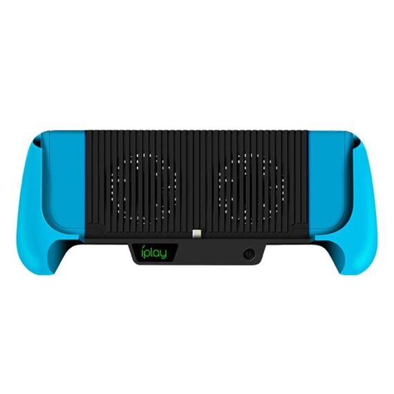 Manopole di ricarica IPLAY Host Ventola di raffreddamento a guscio per Switch Lite (blu)