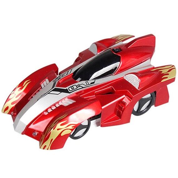 WT891-1 Telecomando Arampicata RC Auto con luci a LED a 360 gradi rotante Giocattoli rotante Giocattoli ANTIGRAVITY MACCHINA MACCHINA A PARETE (ROSSO)