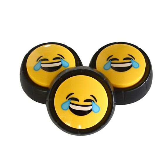 3 PCS Party Knowledge Quiz Game Electronic Squeeze Sound Box Answer Toy, Specifica: Ridi e piangi