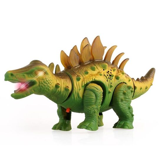 Simulazione Suono luminoso Elettrico Universale Dinosauro Modello Toy Boy Regalo (Stegosaurus)