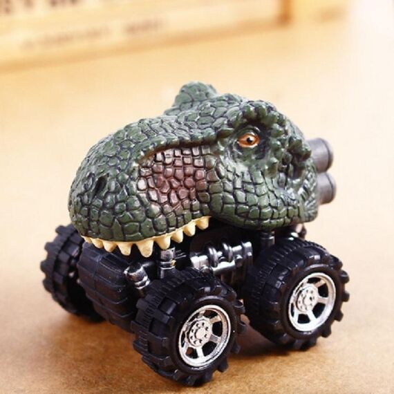 3 PCS dinosauro regalo Toy Model Car Tirare indietro mini giocattolo auto per bambini