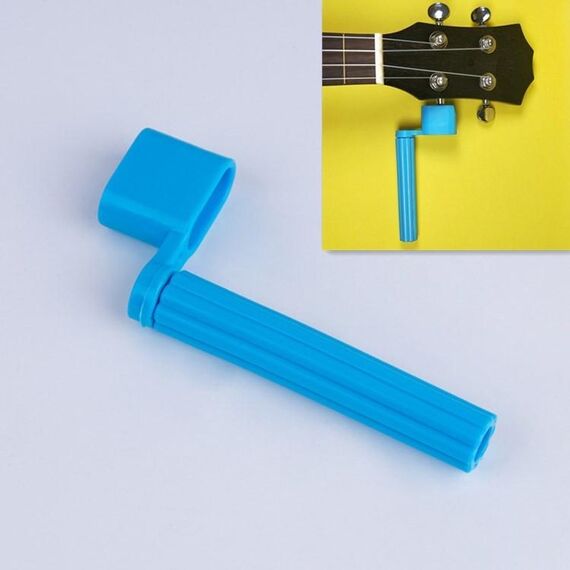 Cono tirante per corde con corda superiore in ABS da 10 pezzi per chitarra (blu)