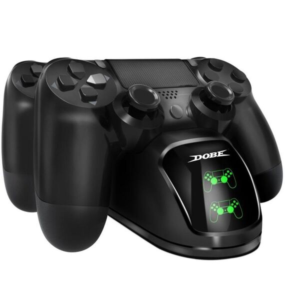 Dobe per il caricabatterie a maniglia a LED del controller wireless PS4