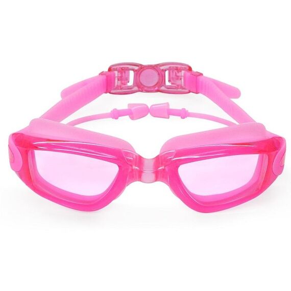 HAIZID Occhialini da nuoto per miopia impermeabili HD antiappannamento per bambini, colore: rosa ottico