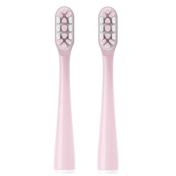 2 PCS Testina per spazzolino elettrico Tufting senza acor per Usmile (rosa)