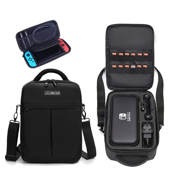 Custodia per console portatile con zaino impermeabile per interruttore