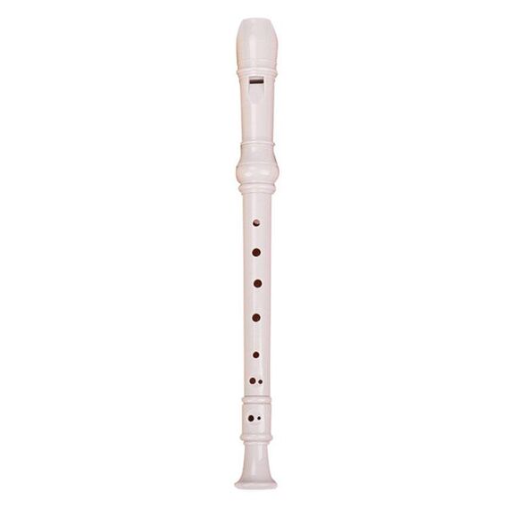 5 PCS SW8 Swan 8 buche Studente Bambini Clarinetto in plastica Flauto alto tedesco (bianco)