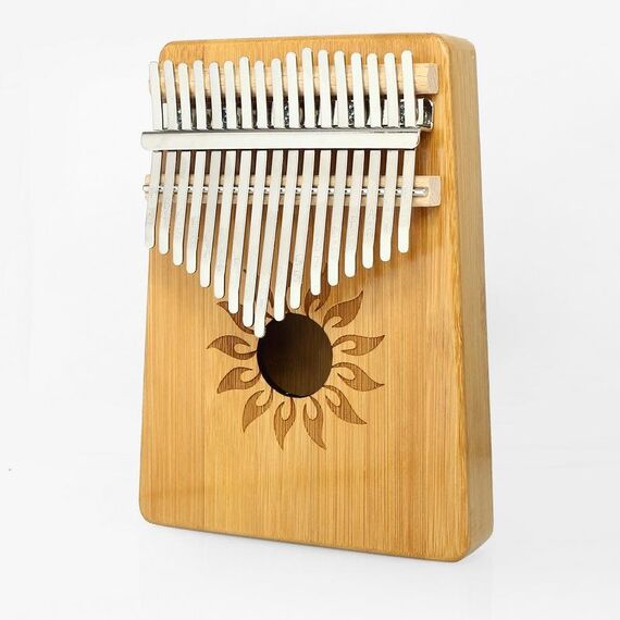 17-tono Kalimba Portatile Thumb Piano, Stile: Nan Bamboo-Sun God