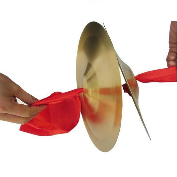 Strumento a percussione con piatto in rame per l'educazione della prima infanzia, dimensioni: 13 cm