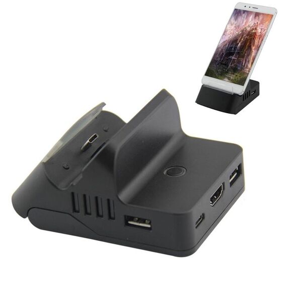 Convertitore di proiezione video Base di ricarica portatile per interruttore, colore del prodotto: tastiera e mouse